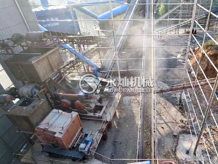 廣西桂林砂石破碎現場